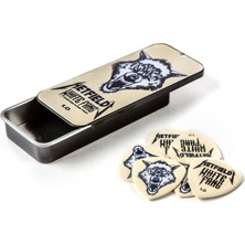 1001 Hetfield'ın Beyaz Dişi Özel 1.0mm Akış Gitar Seçim Kalay (PH122T100)