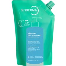 1001 Sebium Foaming Gel Karma Yağlı Ciltler Temizleme Jeli Yeniden Dolum Paketi 400ML