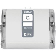 1001 Brother VC-500W Etiket ve Fotoğraf Yazıcıları Için Orijinal CK-1000~2 (1,9 Inç) 50 mm Genişli