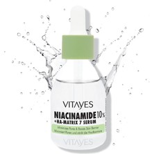 1001 Niacinamide%10 ve Hyalüronik Asit Cilt Gözenek Sıkılaştırıcı Cilt Bariyeri Güçlendirici Se