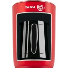 1001 Köpüklüm 4 Fincan Kapasiteli 735 Watt Türk Kahve Makinesi - Kırmızı