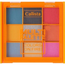 1001 Multi Palette Eyeshadow Göz Farı Paleti 101 Colors On Fire