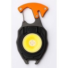 1001 Çok Fonksiyonlu Mini LED Lamba Anahtarlık ve Çakmak Şarjlı Taşınabilir Kamp Lambası 7 Işık