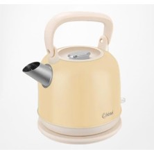 1001 KK-3340 Paslanmaz Çelik Retro Su Isıtıcı Kettle