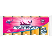 1001 Trend Klasik Sünger Oluklu 5'li