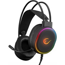 1001 Rogue Siyah USB Rgb Ledli Gaming Esnek Mikrofonlu Oyuncu Kulaklık