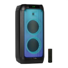 1001 Wave8 8 Inç (20,3 Cm) Çift Woofer’lı Hoparlör, 600W, Bluetooth, Usb/microsd, Wave LED Efekti,