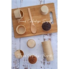 1001 50'li Mini Boy Kraft Muffin Cupcake Kalıbı 45X35 mm Kek Kalıbı, Safari Konsept, Airfryer Uyumlu
