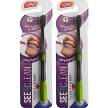 1001 Dental Işıklı Diş Fırçası Yeşil 2li Paket