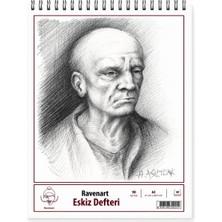 1001 Eskiz Defteri A4, 90 Gr/m2, 40 YAPRAK,21X29.7 Cm, Ivory