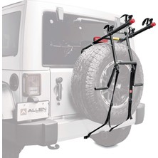 1001 Sports Deluxe 2-Bisiklet Yedek Lastik Monteli Taşıyıcı, Model 322DN, Siyah