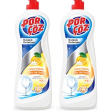 1001 Bulaşık Elde Yıkama Deterjanı Limonlu 675 ml (2 Paketi)