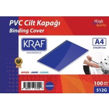 1001 Cilt Kapağı A4 160 Mic. 100 Lü Lacivert 512G