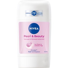1001 Kadın Stick Deodorant Pearl & Beauty 50ML, 72 Saat Anti-Perspirant, Yumuşak ve Pürüzsüz Koltuk