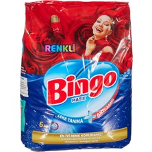 1001 Matik Renkli 40 Yıkama Toz Çamaşır Deterjanı 1 x 6 kg , 6000 G