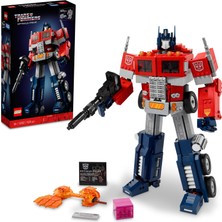 1001 Icons Optimus Prime 10302 | Yetişkinler Için Dönüşebilen Dekoratif Model Yapım Seti, Hediye Fi