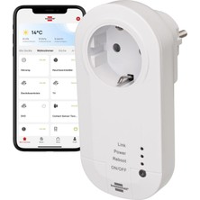 1001 Wifi Özellikli Zaman Ayarlı Ses Kontrollü Akıllı Priz, Standart
