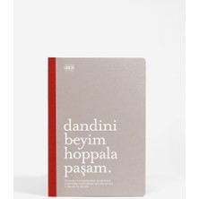 1001 LUGAT365 x Karatis 13 * 19 64 Yp.çizgili Defter-Dandini Beyim Hoppala Paşam
