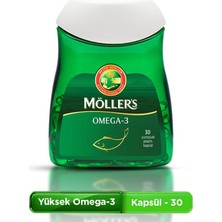 1001 Omega 3 Kapsül 30 Adet; Ifos Onaylı, Epa 640 Mg, Dha 480 Mg, Saf Balık Yağı. Günlük Omega-3 T