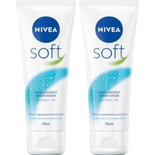 1001 Soft Krem 75 Ml, Nemlendirici Bakım Kremi, Yüz, Vücut, El, Jojoba Yağı ve E Vitamini ile Cilt B