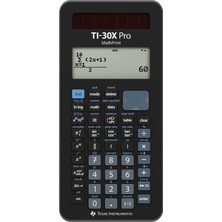 1001 TI-30X Pro Mathprint Okul Hesap Makinesi (4 Satırlı Yüksek Çözünürlüklü Ekran, Güneş Ener