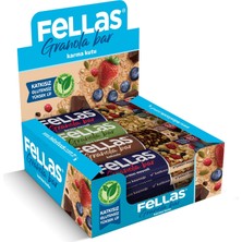 1001 Granola Bar Karma Kutu, 3 Çeşit, 12 Adet