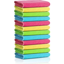 1001 Mikrofiber Temizlik Bezi | Klasik Serii | 250 Gsm | Banyo, Mutfak Bezi | Bulaşık Kurulama Bezi | 4