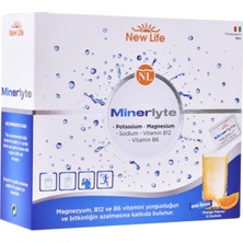 1001 Minerlyte - Magnezyum Sitrat - Potasyum - Sodyum - B6 ve B12 Vitamini - Elektrolit Çözeltisi - 12