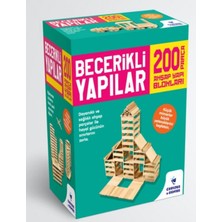 1001 Curious And Genius Becerikli Yapılar (200 Parça Ahşap Yapı Blokları) GNSRKFAZ4096