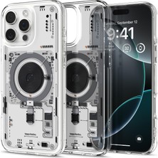 1001 iPhone 16 Pro Max ile Uyumlu Magsafe Kılıf Ultra Hybrid Neo One Mag Fit Sararmaya Dayanıklı Tasa