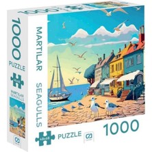 1001 Martılar 1000 Parça 2,2mm Kalınlık 48X68CM Profesyonel Hobi Puzzle Yapboz Serisi