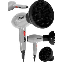 1001 Alman 3800 Watt Professional Saç Kurutma Makinesi Ac Motor Fön Makinesi + Difüzör + 2 Adet Başl