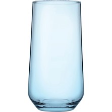 1001 Paşabahçe Allegra Meşrubat Bardağı, 6'lı, 470 Cc, Turkuaz