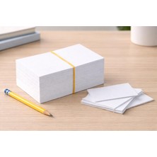 1001 5x8 cm Boş Kart – Kelime & Not Kartları (100 Adet)