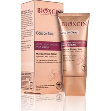 1001 Gold On Skin Işıltılı Nemlendirici Yüz Kremi – Hyalüronik Asitli, Pantenollü, Çiçek Yağl