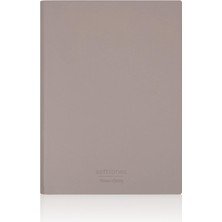 1001 Softtons Esnek Kapak Defter B5 Krem 128 Yp. Kareli