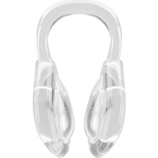 1001 Uniseks-Yetişkin Biofuse Noseclip | Silikon Konfor | Ergonomik Tasarım, Şeffaf, Tek Beden