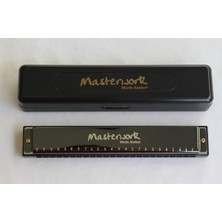 1001 Masterwork Mızıka (24 Delikli C Mızıka Kutulu ve Temizleme Mendilli) Harmonica