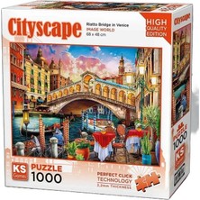 1001 Puzzle 1000 Parça Rialto Bridge In Venice, 48 x 68 cm