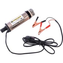 1001 Mini 12V Akaryakıt Mazot Pompası, 32 Mm, Taşınabilir Yakıt Transfer Sistemi