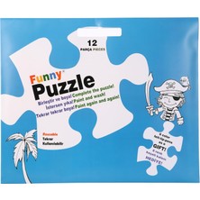 1001 Akademi Çocuk Funny Mat Washable Puzzle Korsan Adası