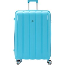 1001 Mçs Polipropilen Büyük Boy Valiz V305 76 cm Açık Mavi