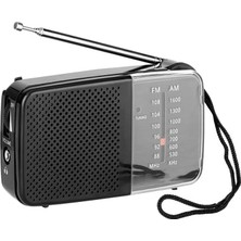 1001 KN-258 Taşınabilir Am/fm Radyo Küçük Boy Cep Radyosu Pilli Radyo Knstar K-258
