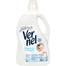 1001 Hassas & Yumuşak Kalıcı Parfüm 30 Yıkama Çamaşır Yumuşatıcısı (1 x 3000 Ml)