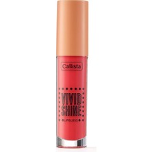 1001 Vivid Shine Lipgloss Nemlendiricili Dudak Parlatıcısı 102 Candied Peach, Turuncu