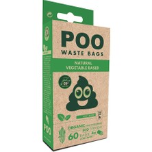 1001 Poo Dışkı Poşeti 15 Yaprak Nane Kokulu 4'lü Paket