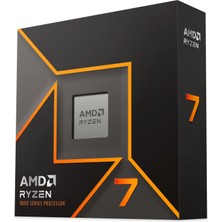 1001 Ryzen 7 9700X Işlemci, 8 Çekirdek/16 Dizilmemiş Iplik, Zen 5 Mimarisi, 40MB L3 Önbellek, 65 W