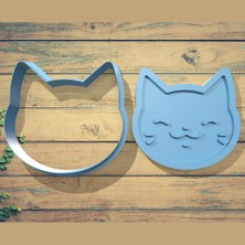 1001 Sevimli Kedi Temalı Kurabiye Kalıbı ve Kesici