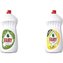 1001 Sıvı Bulaşık Deterjanı Elma Kokulu, 1500 ml & Fairy Ultra Hızlı Sıvı Bulaşık Deterjanı L