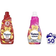 1001 Extra Konsantre Çamaşır Yumuşatıcısı Amber 1440 Ml(1) Yumoş Uzman Konsantre Çamaşır Yumu�